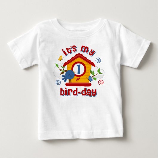 第1鳥日のワイシャツ ベビーTシャツ (正面)