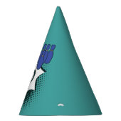 第10ハッピーバースデーブルーグリーンボーリング パーティーハット (右)