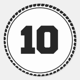 第10円 ラウンドシール