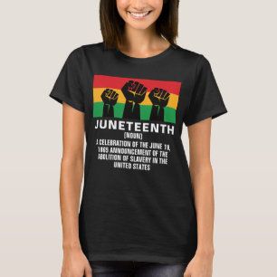 第10回アフリカ系アメリカ人プライドの黒の自由 Tシャツ