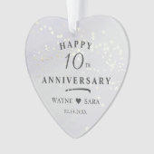 第10回アルミ結婚ニウム記念写真 オーナメント (正面)