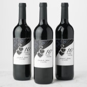 第10回オニ結婚ックス記念日 ワインラベル (ボトル)