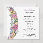 第10回ガールズ·バースデー·パーティー·カスタム招待状 招待状 (裏面)