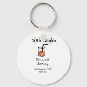第10回シェイク10ハッピーバースデーミルクシェイク落書き キーホルダー (裏面)