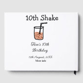 第10回シェイク10ハッピーバースデーミルクシェイク落書き ゲストブック (裏面)