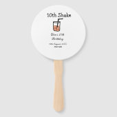 第10回シェイク10ハッピーバースデーミルクシェイク落書き ハンドファン (裏面)