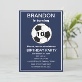 第10回バースデーパーティーサッカー海軍ブルーボーイズスポーツ 招待状 (スタンド正面)