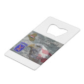 第10回山分イラク戦闘退役軍人 クレジットカード栓抜き (裏面アングル)