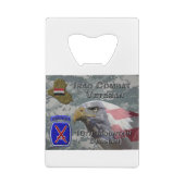 第10回山分イラク戦闘退役軍人 クレジットカード栓抜き (裏面)