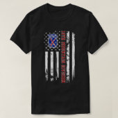 第10回山分米国国旗の退役軍人の日F Tシャツ (デザイン正面)