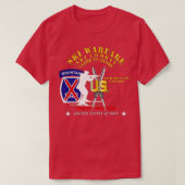第10回山師団スキー戦戦スキー戦闘用ウィント Tシャツ (デザイン正面)
