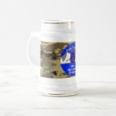 第10回山師団「栄光に登る」 ビールジョッキ (正面左)