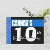 第10回生誕祭モダンパーティーBright Blue Stars V01A 招待状 (スタンド正面)