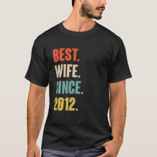 第10回結婚アニバーサリーの贈り物 – 妻最高のSさん Tシャツ