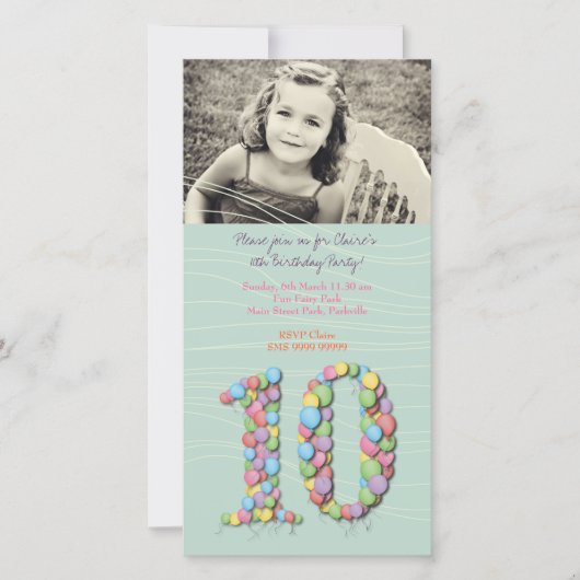 第10回誕生日パーティー風船 (正面)