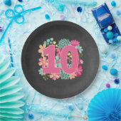 第10回誕生日記念パーティー ペーパープレート (パーティー)