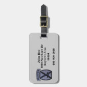 第10山区パッチラゲッジタグ ラゲッジタグ (正面縦)