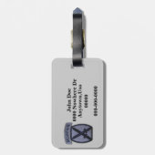 第10山区パッチラゲッジタグ ラゲッジタグ (裏面縦)