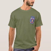 第10山岳師団マウンテニアバッジ Tシャツ (正面)