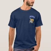 第10山岳師団マウンテニアバッジ Tシャツ (正面)