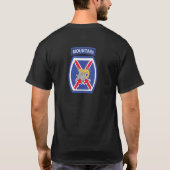 第10山岳師団マウンテニアバッジ Tシャツ (裏面)