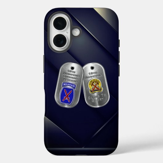 第10山岳師団 Case-Mate iPhoneケース (裏面)