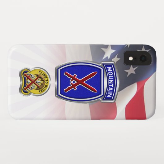 第10師団「栄光に登る」 Case-Mate iPhoneケース (裏面(横))