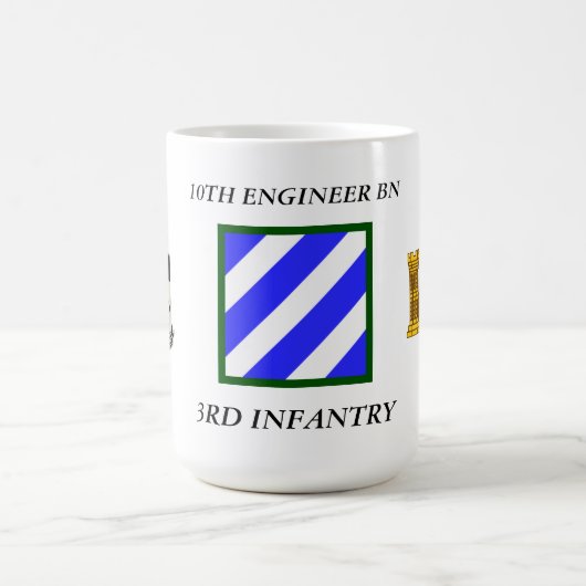 第10師団BN第3歩兵師団 コーヒーマグカップ (中央)