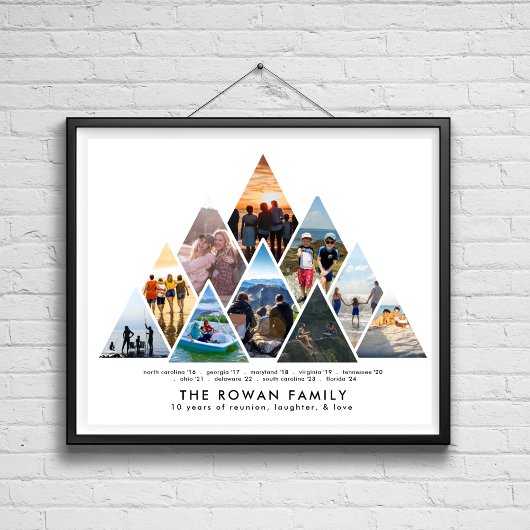 第10期ファミリー懇親会メモリーフォトコラージュ ポスター