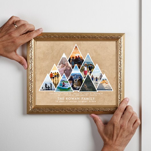 第10期ファミリー懇親会メモリーフォトコラージュ ポスター