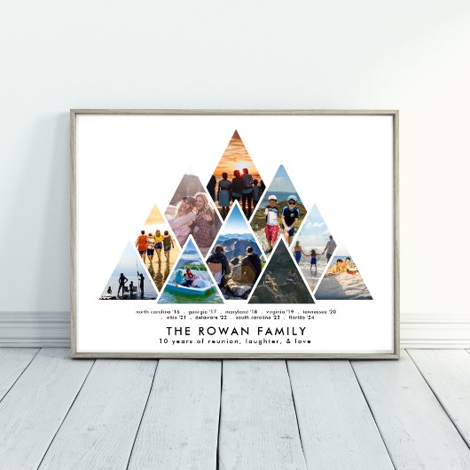 第10期ファミリー懇親会メモリーフォトコラージュ ポスター