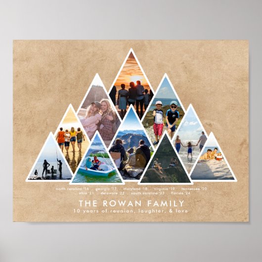 第10期ファミリー懇親会メモリーフォトコラージュ ポスター (正面)