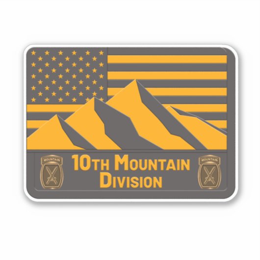 第10期山師団 シール (正面)