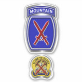 第10期山師団 シール (正面)