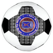 第10期山師団「栄光に登る」 サッカーボール (回転)