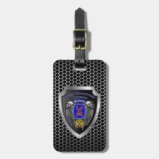 第10期山師団「栄光に登る」 ラゲッジタグ (正面縦)