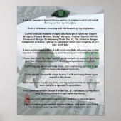 第10期特殊部隊グループのフラッシュ編みポスターベット ポスター (正面)