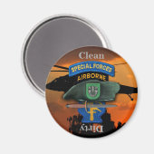 第10期特殊部隊グループグリーンベレーSFG SFベッツ マグネット (正面/裏面)