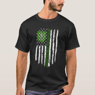 第10期特殊部隊グループ第10期米国国旗 Tシャツ