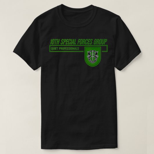 第10期特殊部隊グループ（第10期SFG） Tシャツ (デザイン正面)