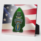 第10期特殊部隊グループ(AIRBORNE)プラーク フォトプラーク (側面)