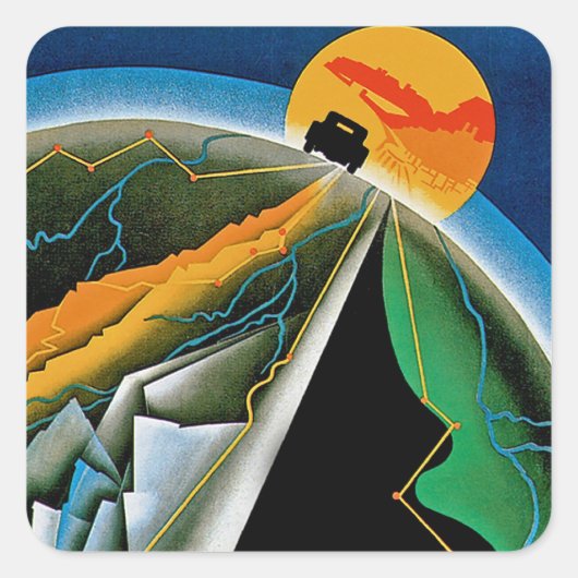 第10期自動車ラリー・デ・モンテカルロ スクエアシール (正面)