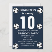 第10期誕生パーティースポーツ 招待状 (正面)
