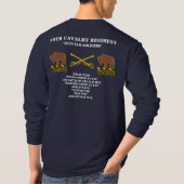 第10機甲連隊の長袖のティー Tシャツ (裏面)