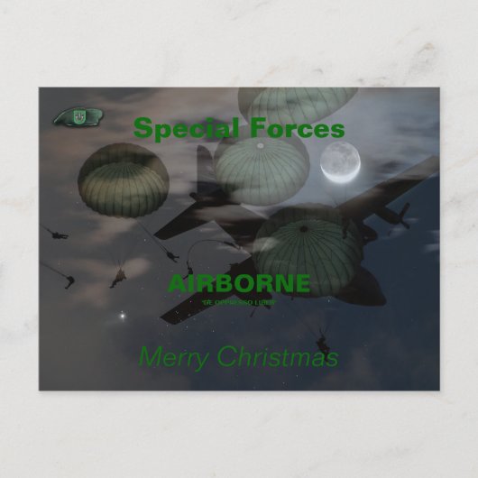 第10次特殊部隊グループソングリーンベレーツポストカー シーズンポストカード (正面)