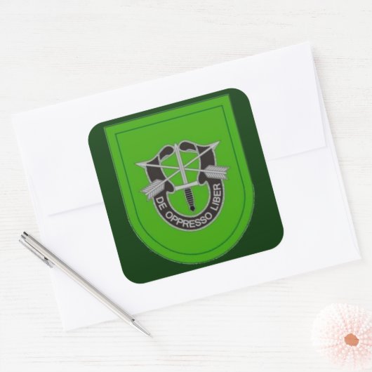 第10次特殊部隊GrpフラッシュDUIスタンプ スクエアシール (封筒)