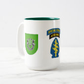 第10特殊部隊のグループのマグ ツートーンマグカップ (正面左)