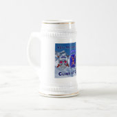 第10種山岳部デザイン ビールジョッキ (正面左)
