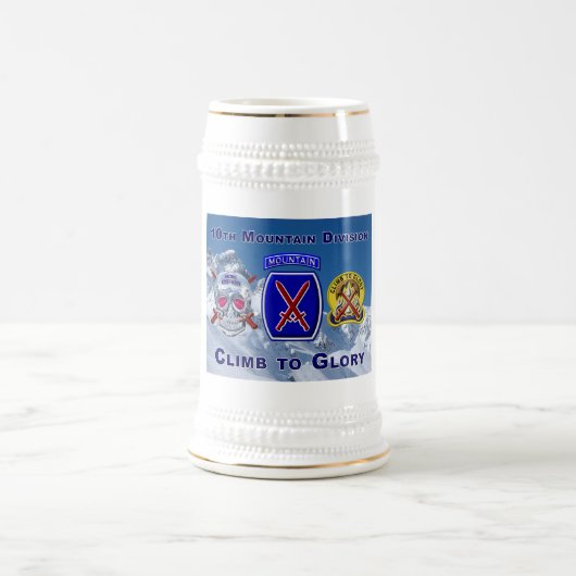 第10種山岳部デザイン ビールジョッキ (中央)