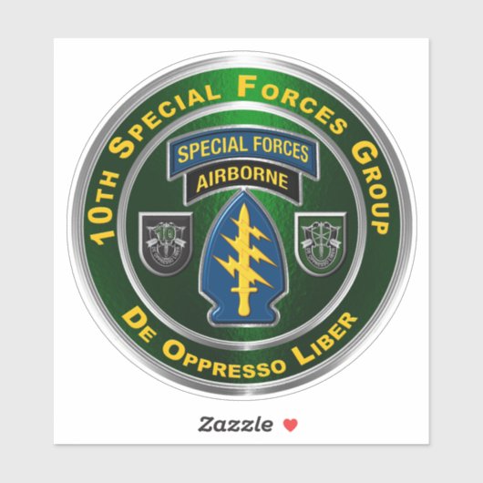 第10空挺特殊部隊 シール (シート)